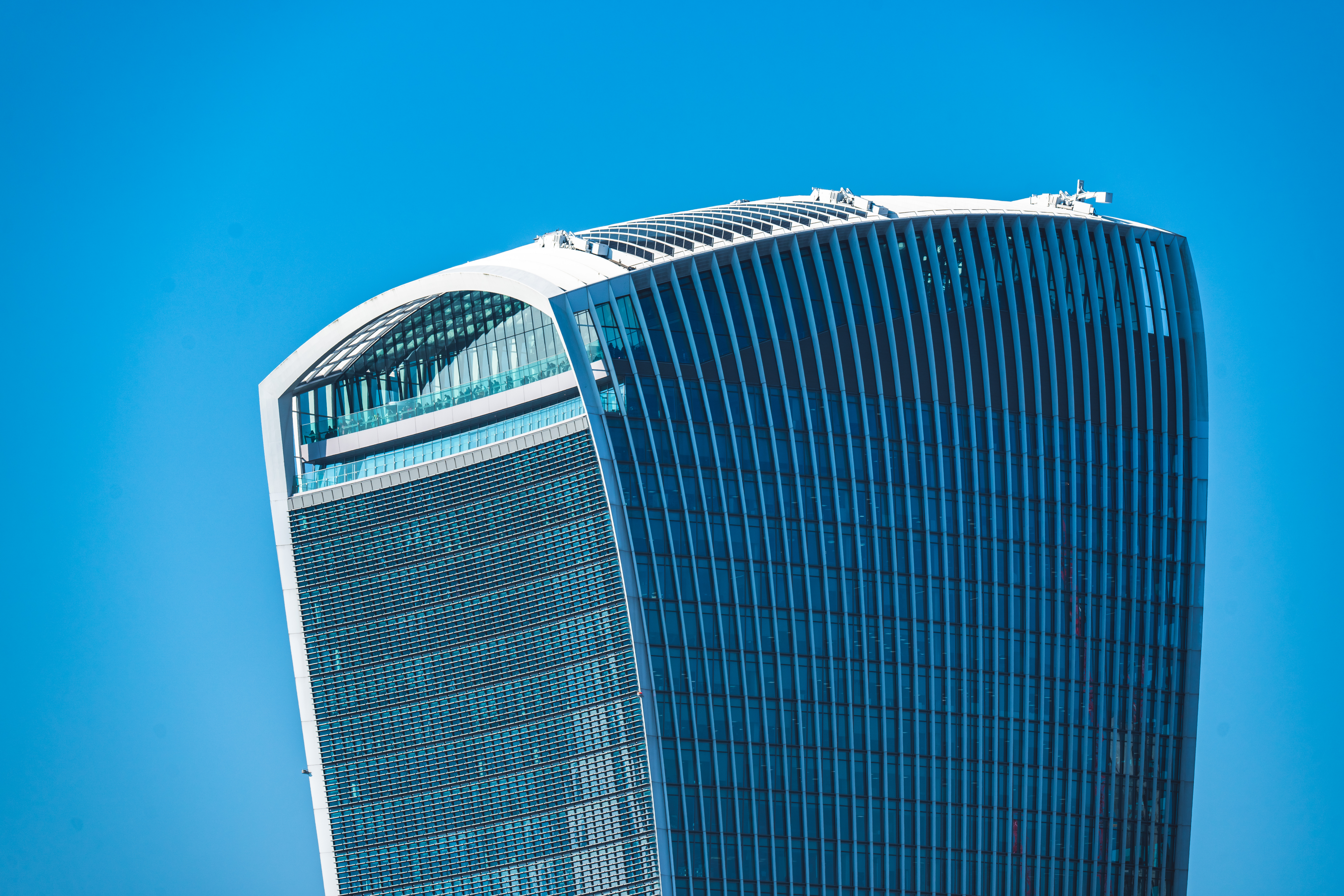 Pattern of a modern skyscraper in city of London