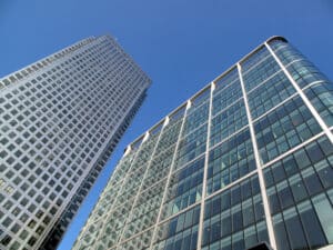 Office Skyscrapers In London's Docklands