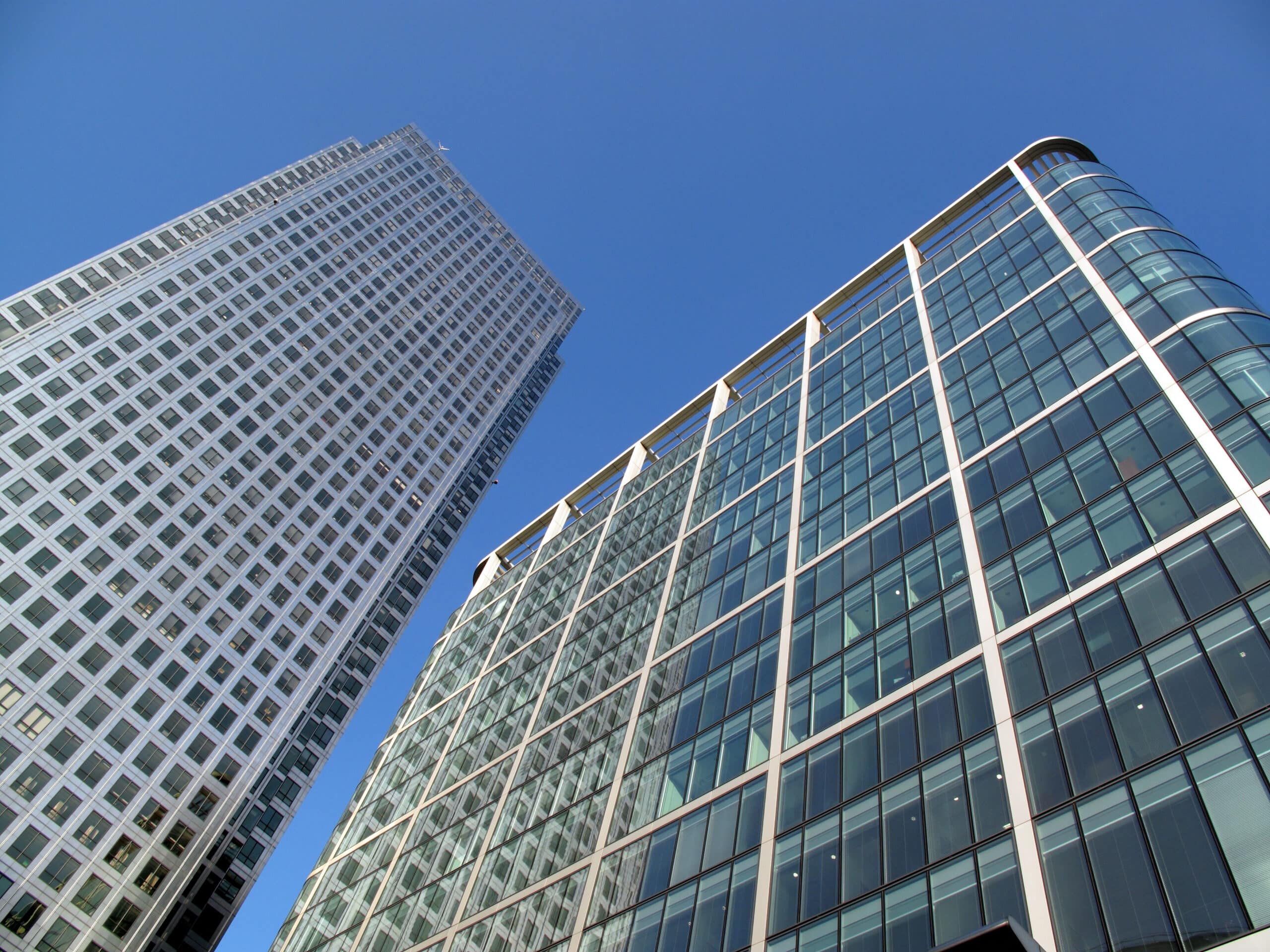 Office Skyscrapers In London's Docklands