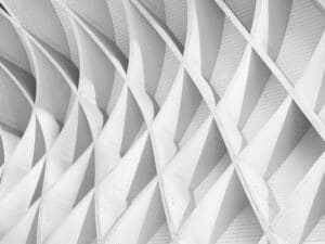 Abstract close-up of textured building