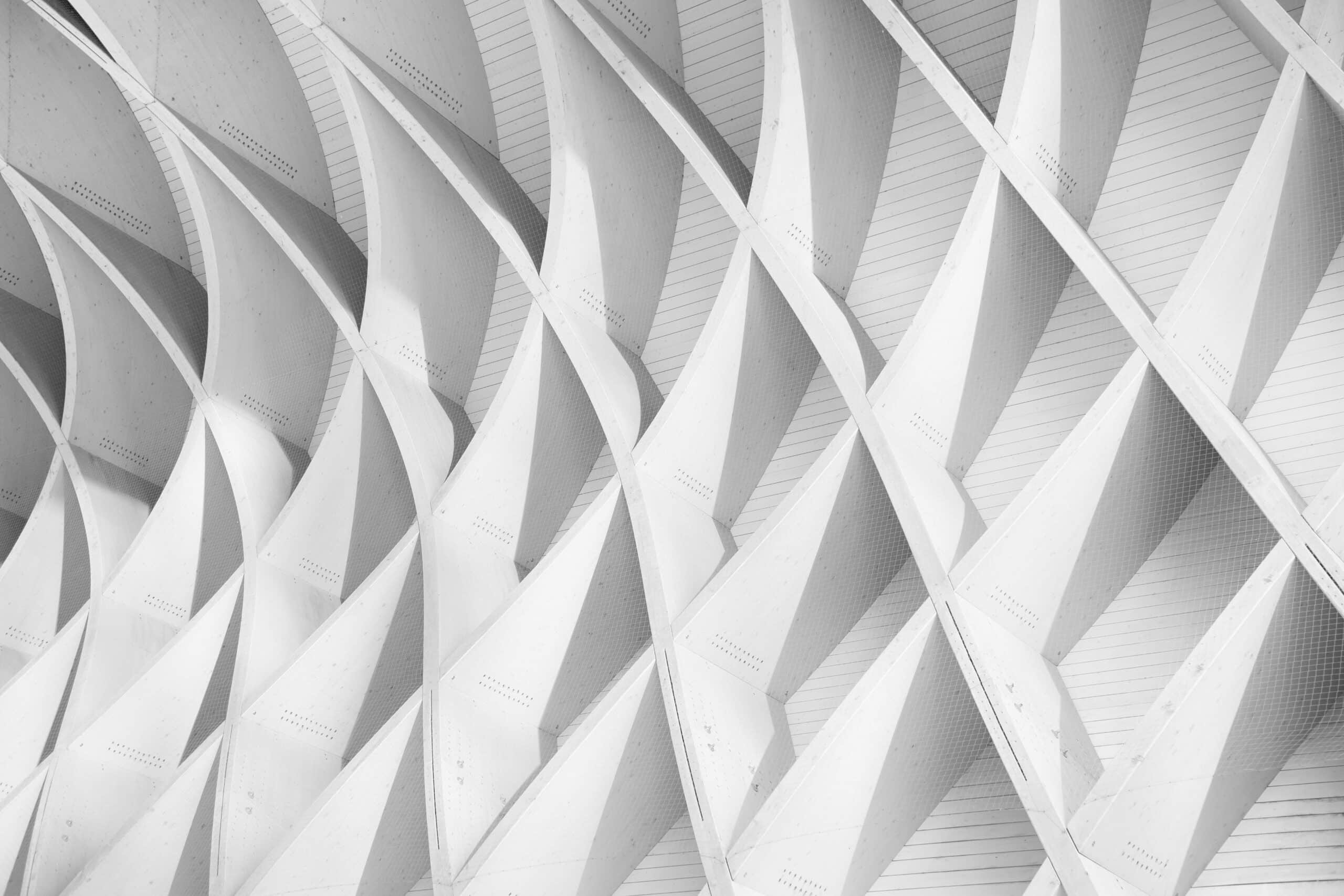 Abstract close-up of textured building